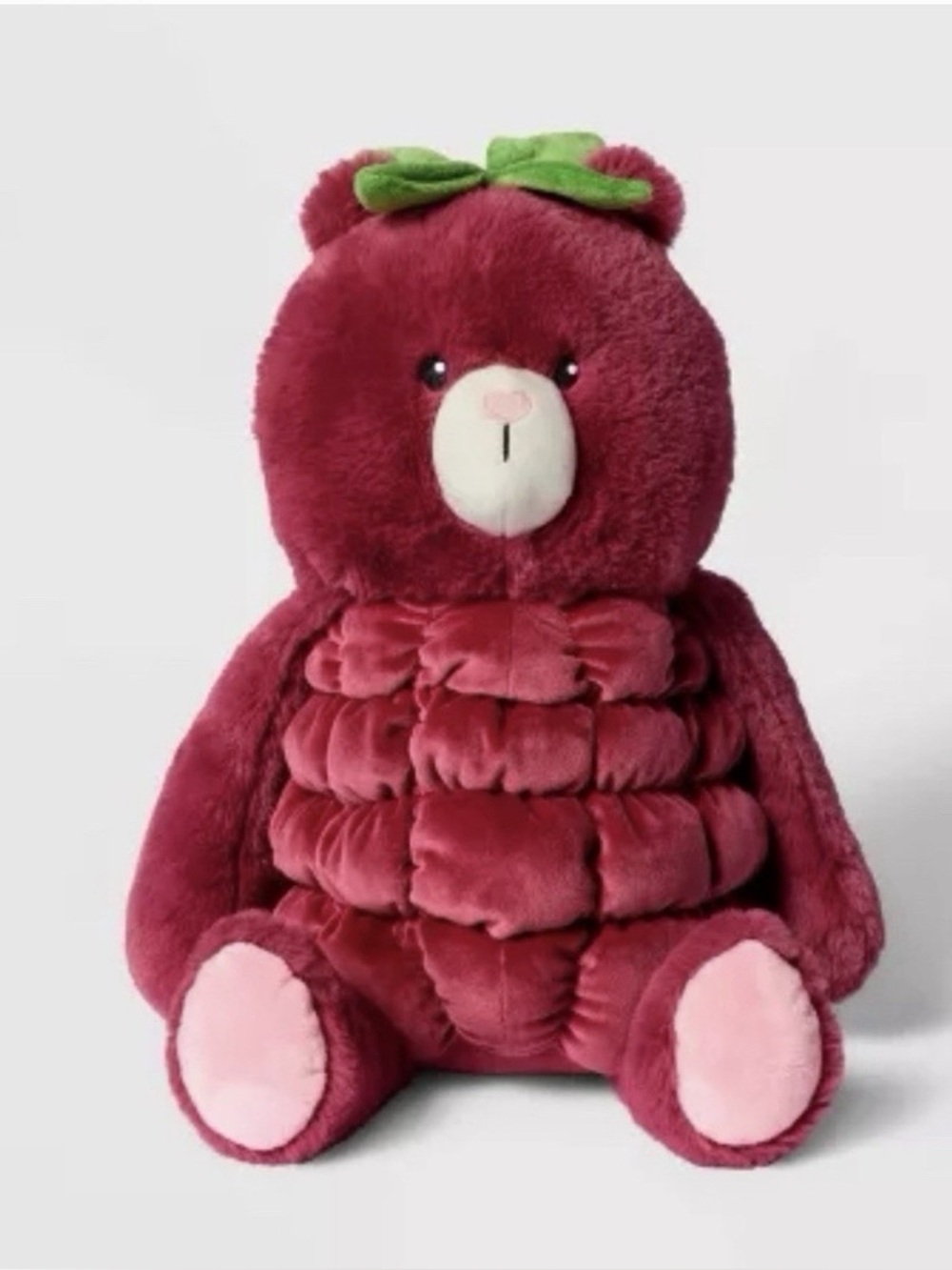 12" Raspbeary Raspberry Plush Stuffed Animal - Gigglescape™